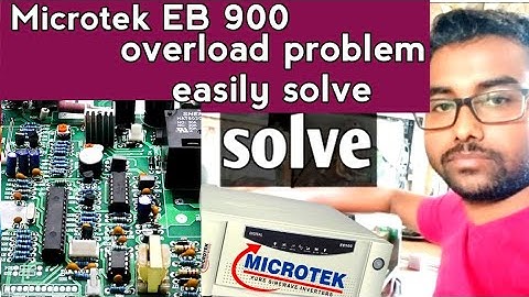 Microtek EB 900 overload problem easily solve kar sakte aap log yah video dekhne ke bad