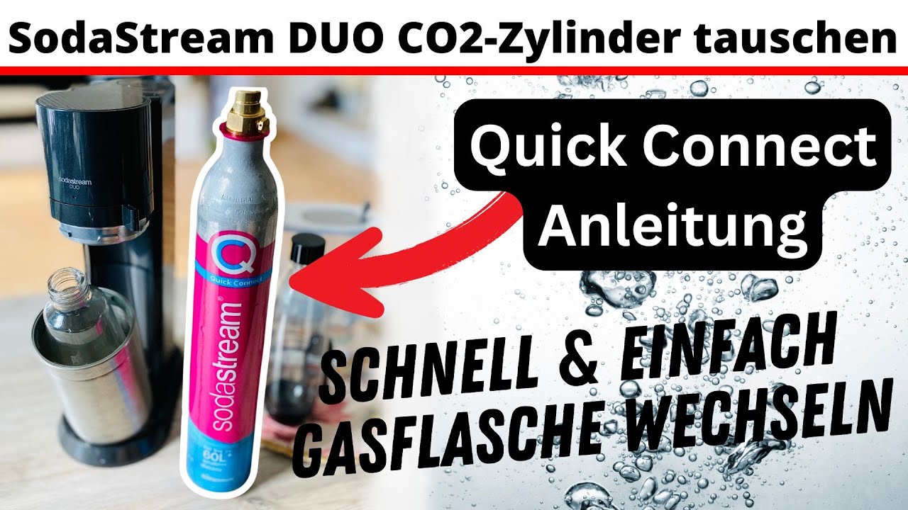 Sodastream Quick Connect Zylinder Tauschen