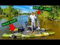 Micro Boat Fishing w/ RANDOM Lures (HUGE Bass Caught!!)