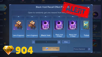 Black Void Recall with Promo Diamonds?! Here’s What I Got… 😨🔥