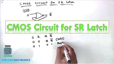 CMOS SR Latch implementation | Array Subsystem II | NOR based SR Latch