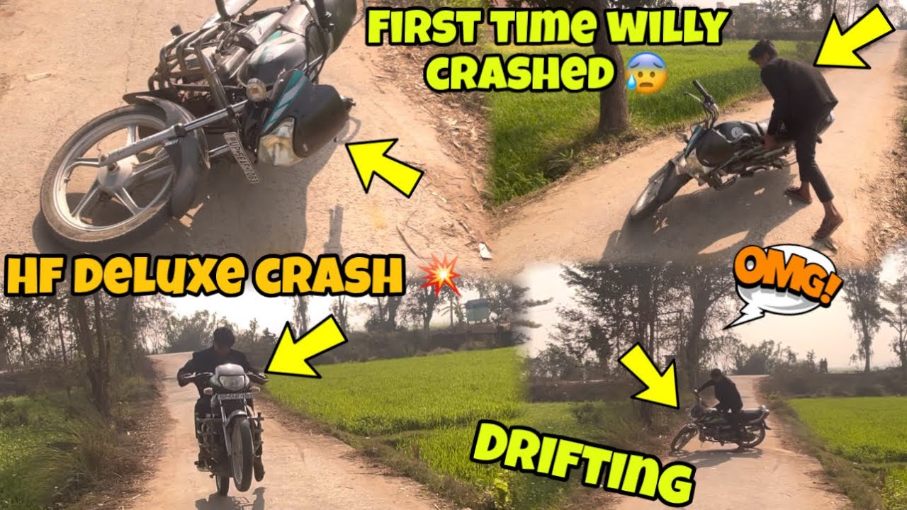 Hf Deluxe Crashed😰First Time Willy Crashed 😨 OMG 