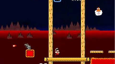 Super Mario Bros. X Custom Level- Volcano Blitz