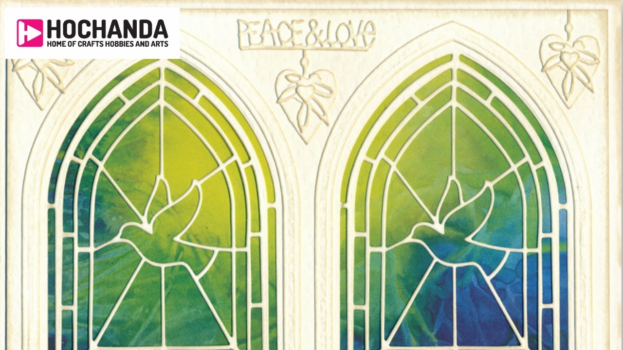 Crafting With Clarity and the new Fresh Cut Christmas Windows Aperture Die Collection on Hochanda