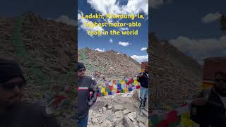 Khardung-la Pass in Ladakh. Highest motor-able road in the world.