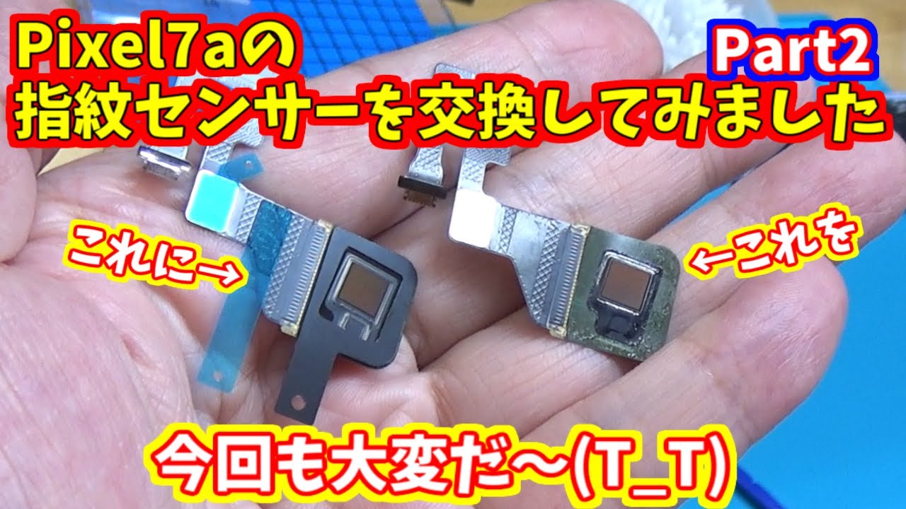 iFixit Google純正Pixel7a用交換ディスプレイ指紋センサ　未開封 iFixit Google純正Pixel7a用交換ディスプレイ指紋センサ 未開封