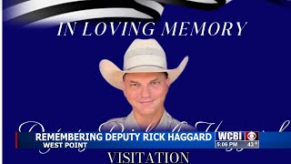 Law enforcement remembers Deputy Rick Haggard