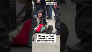Central London Demonstration Goes Viral 🇬🇧 #Shorts #london #ytshorts