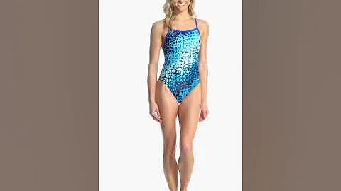 Speedo Women's Prism Racer Flyback One Piece Swimsuit | SwimOutlet.com