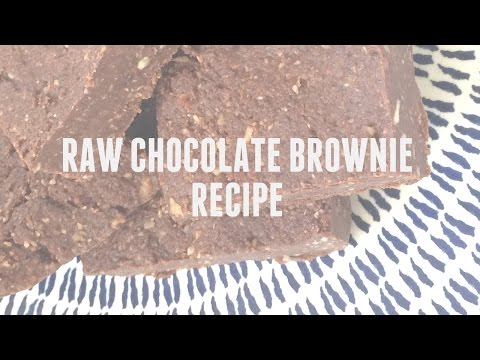 Raw Chocolate Brownie Recipe-11-08-2015