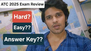 AAI ATC 2025 Exam Analysis || ATC Answer key || 14 July 2025 Detailed Review #aaiatc2025 