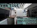 Van Tour: Murphy Bed, Radiant Floor Heat, Shower, HUGE Power System, 10 feet countertop