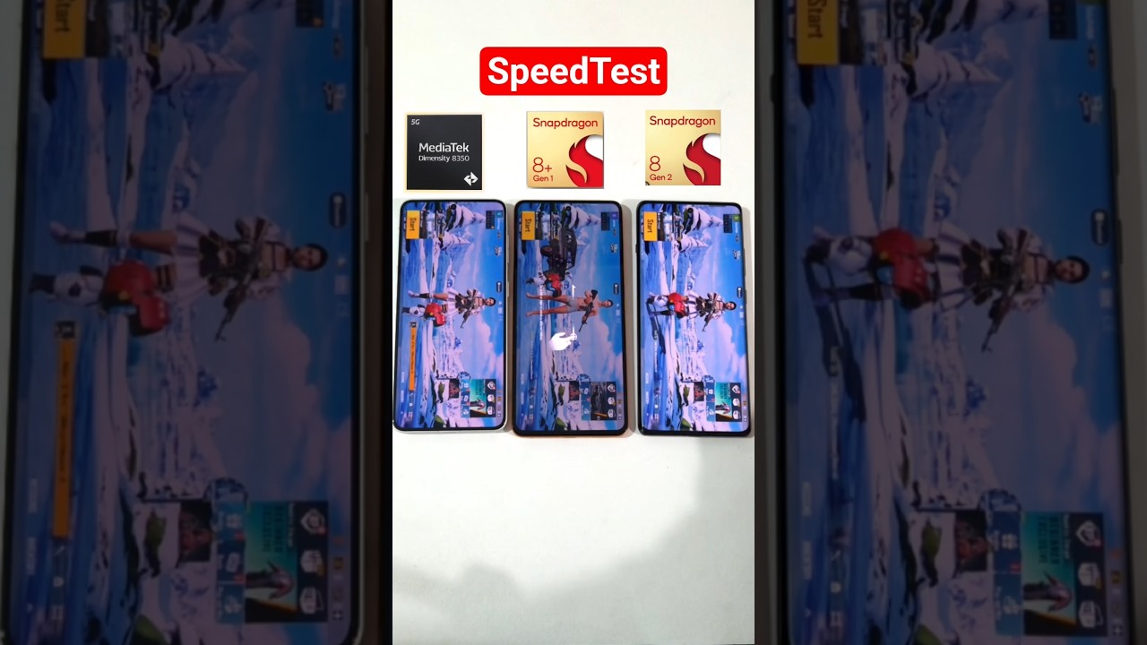 Dimensity 8350 vs Snapdragon 8+Gen1 vs 8Gen 2 SpeedTest OMG 😱🔥🔥🔥 -  YouTube