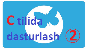 C TILI ASOSLARI 2-MAVZU. WHILE TAKRORLASH OPERATORI