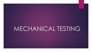MECHANICAL TESTING screenshot 3