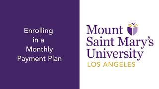 Enrolling in a Payment Plan
