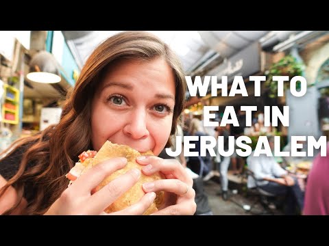 BEST STREET FOOD IN JERUSALEM // ISRAEL-PALESTINE TRAVEL VLOG