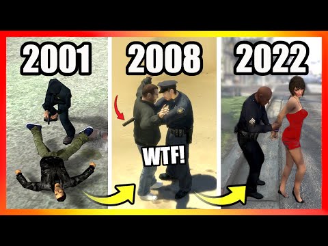 Evolution of BUSTED LOGIC in GTA Games (2001→ 2022)