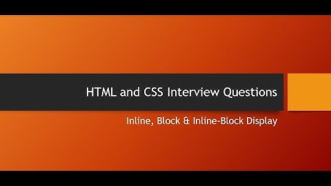 Inline, Block and Inline-block Display  #html #html5 #css #css3 #frontend #frontenddeveloper