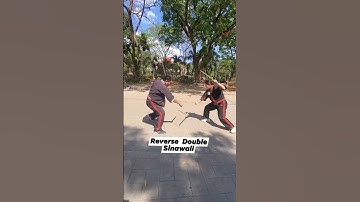Reverse Double Sinawali #arnis
