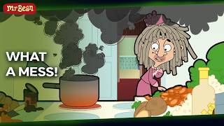 mr bean turns kitchen into chaos mr bean adventures