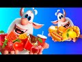 Booba 🍓🍆 The Colors Of Food: Burgers and Fries 🍔🍟 Funny cartoons for kids - BOOBA ToonsTV