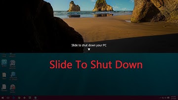 How to Make Slide To Shut Down In Windows PC (Touch & Non-Touch)