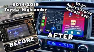 Toyota Highlander (20142019) Apple CarPlay Android 10.2' Touchscreen UPGRADE ViaBecs