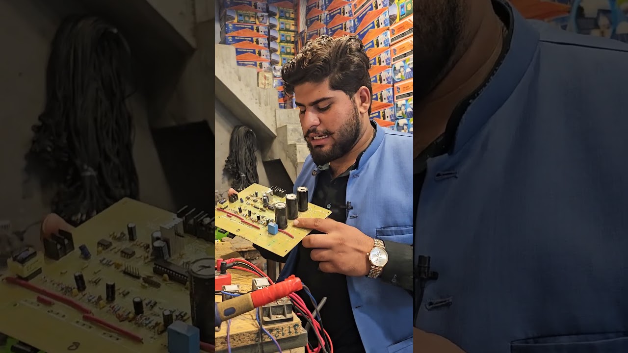 Repairng off grid inverter kit clear lcd faults. 