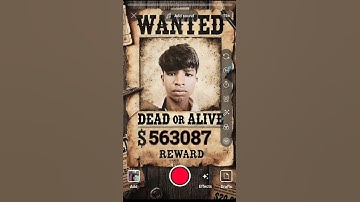 Tutorial wanted filter😈☠️#moneylove #wanted #filter #tutorial #shorts #unikfun