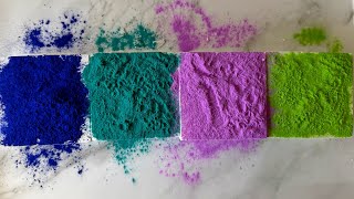 Soft and Creamy Fresh Gym Chalk Blocks with Holi Powder ASMR 🌈 screenshot 3