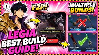 NORMAL WORKSHOP LEGIA F2P BUILDS! NO NEW WEAPONS OR MYRO! UNDERPOWERED WORKS! [Solo Leveling: Arise]