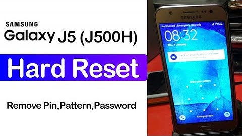 Samsung Galaxy J5 Forgot Pattern , Pin, Password, Hard Reset Easy Method