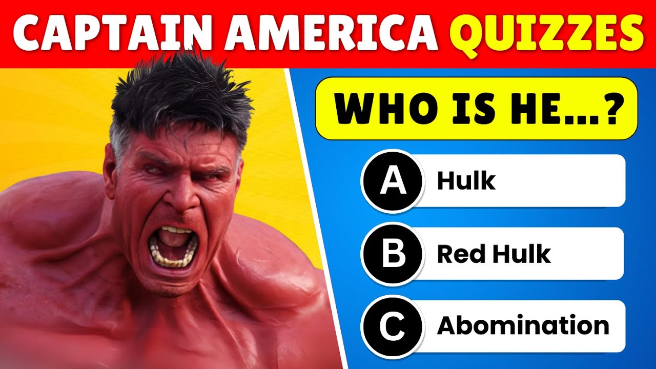 Trivia Captain Captain America: Brave New World Quiz 🤯 - Test Your Knowledge About ...