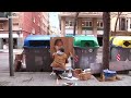 y Balu en la calle haciendo arte. Barcelona, 2021 – Francisco de Pájaro, urban art clip, street art video Barcelona