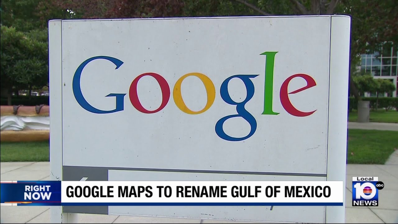 Map Name Changes Google Maps changes gulf name - YouTube