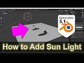 How to Add Sun Light in Blender 5.1 | Step-by-Step Lighting Tutorial