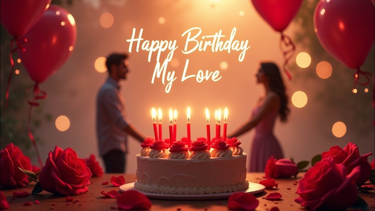 Happy Birthday My Love 💖 | Romantic Birthday Song | Emotional Birthday Song