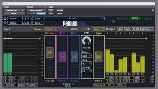 Fast Upmix/Downmix 5.1 Surround & Ambisonics with Binaural Monitoring - Penteo 360 Audio Plugin