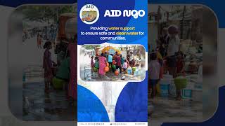 *AID NGO* – Providing water tanks to improve clean water storage and access for communities. 💧