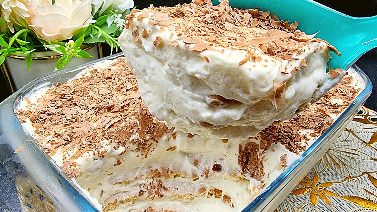 Домашний десерт, который я никогда не устану есть!! сливочный, если он тает во рту !! #сладкий 509