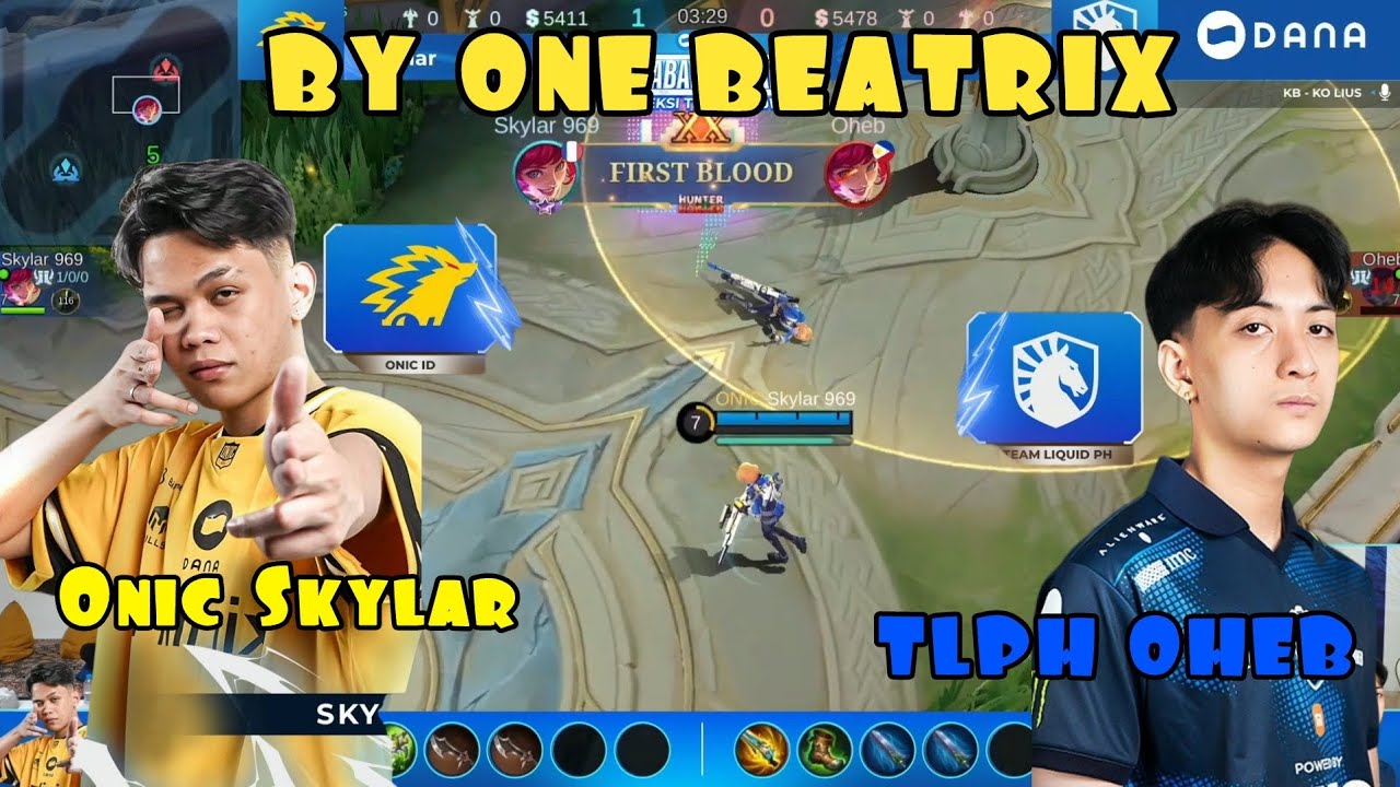 By One Beatrix Sniper Only, Antara Onic Skylar VS TLPH Oheb DANA SUPER KEREN