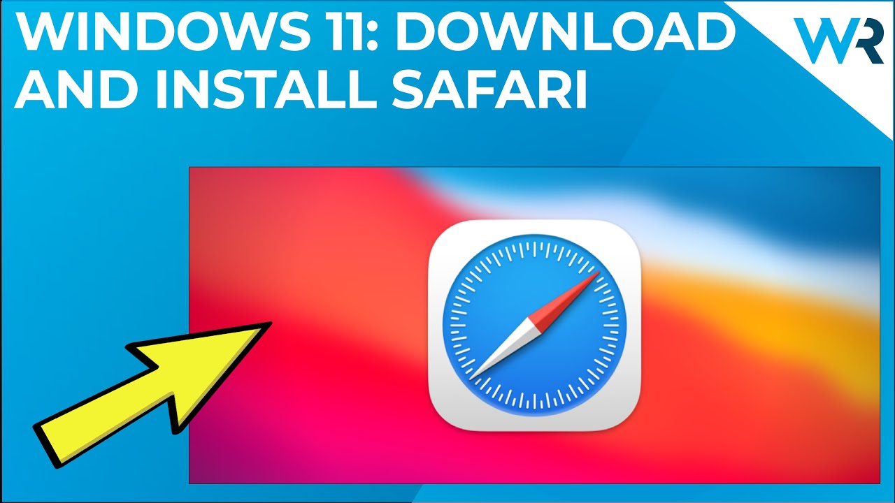 how to install safari on pc