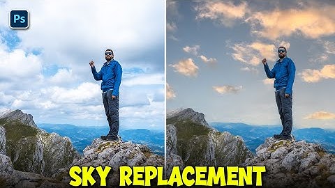 how to replace sky in photoshop |  Sky replacement in one minute photoshop