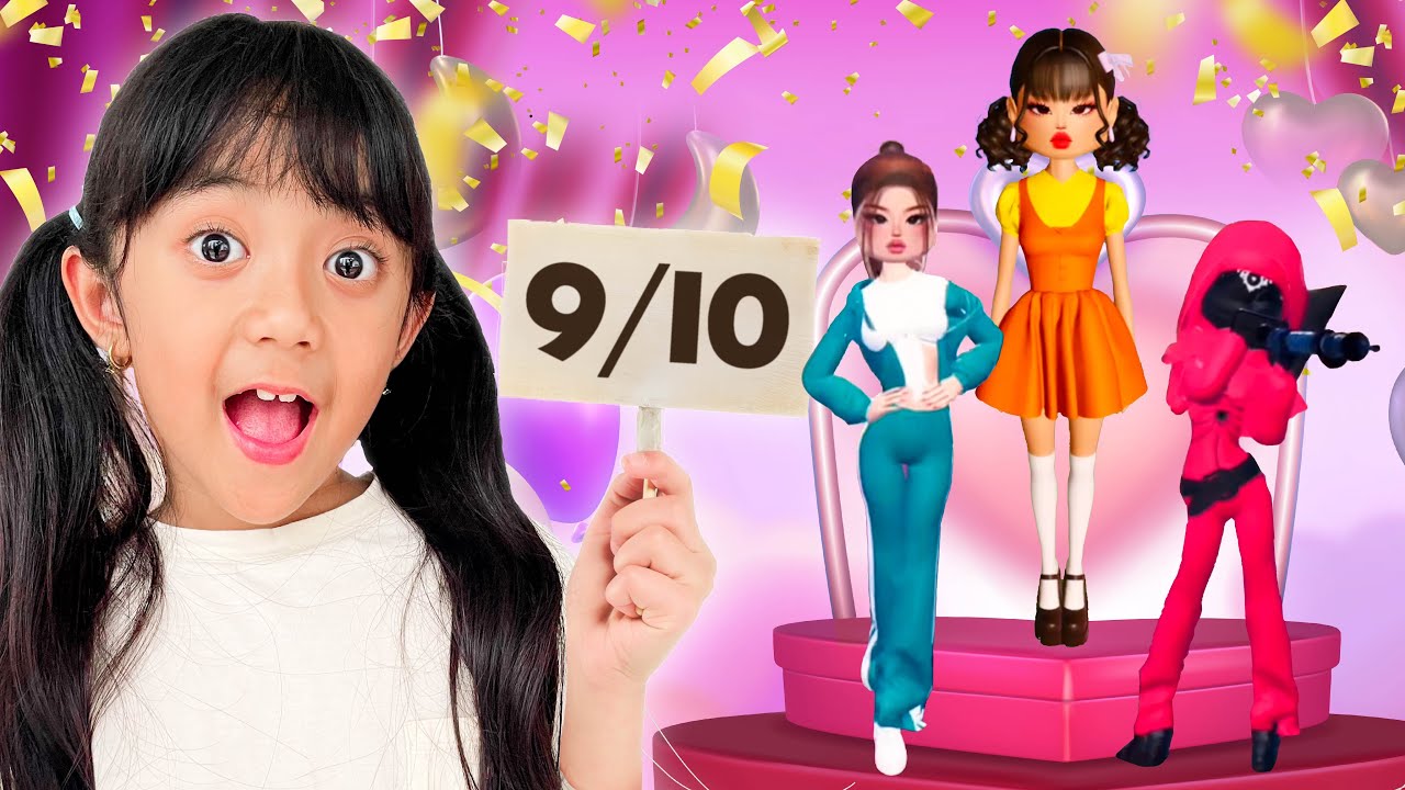 SAMANTHA IKUT LOMBA MULAI DARI MENGGAMBAR SQUID GAME DAN FASHION SHOW ROBLOX 😍 KOMPILASI GAMING