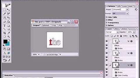 Saving in Imageready