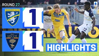 FROSINONE-LECCE 1-1 | HIGHLIGHTS | The sides split the points in relegation battle | Serie A 2023/24