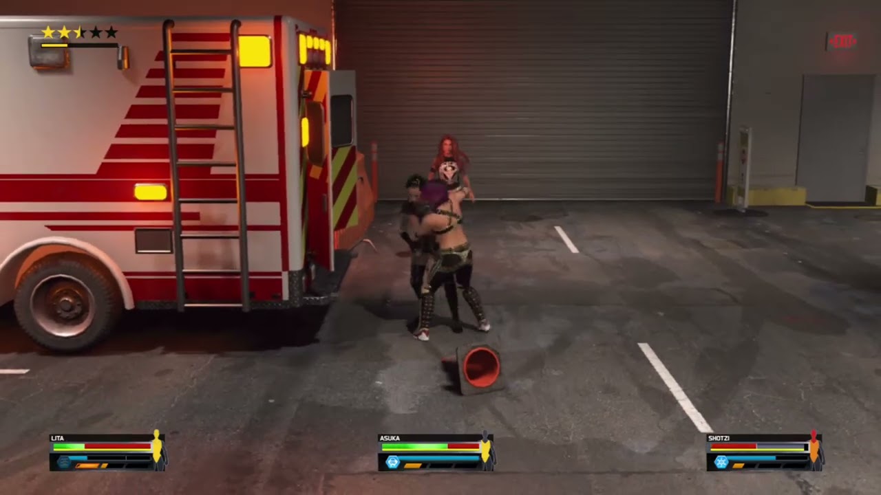 Extreme Championship Wrestling 2 | Lita vs Asuka vs Shotzi | Backstage Brawl