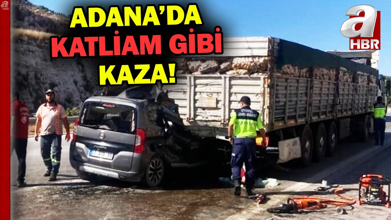 Adana'da katliam gibi kaza! 5 kişi hayatını kaybetti | A Haber
