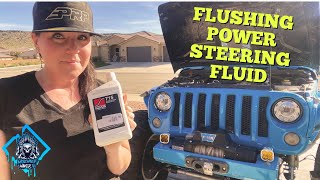 How to change your power steering fluid.